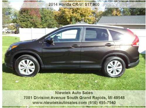 2014 Honda CR-V EX L AWD Stk #2080 for sale in Grand Rapids, MI