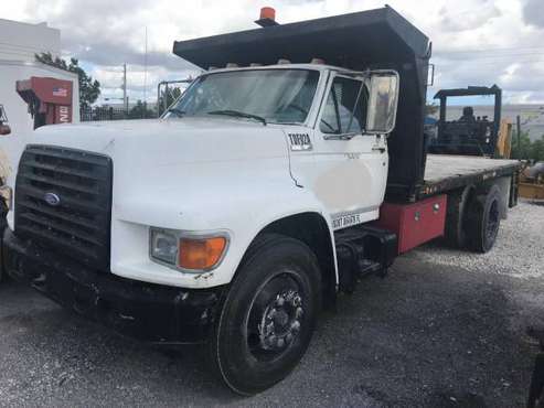 1996 FORD F800 Dump Truck - Cummins Diesel - Runs Good - Manual... for sale in Fort Lauderdale, FL