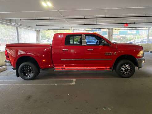 2016 RAM 3500 BIG HORN- MEGA CAB- RED 4x4 - cars & trucks - by owner... for sale in Aubrey, TX
