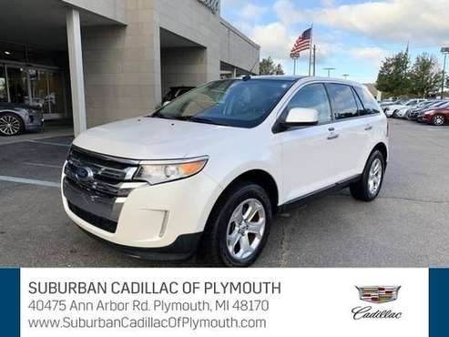 2011 Ford Edge SUV SEL - Ford White Suede for sale in Plymouth, MI