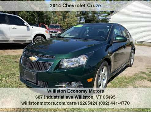 ►►2014 Chevrolet Cruze LT 69k Miles for sale in Williston, VT