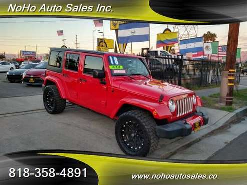 2018 Jeep Wrangler JK Unlimited Sahara - - by dealer for sale in North Hollywood, CA