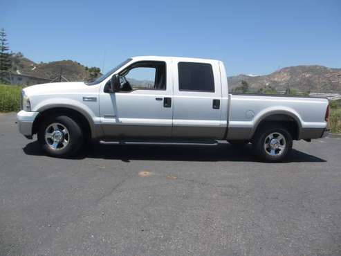 2005 Ford F250 Lariat Diesel Pickup Truck Crew Cab for sale in Lakeside, CA