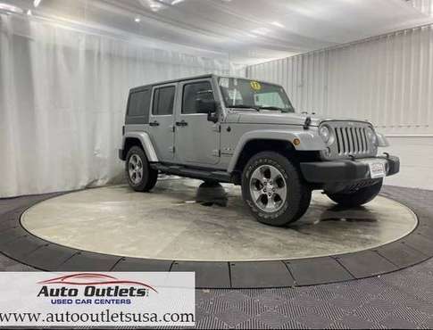 2018 Jeep Wrangler JK Unlimited Sahara 4WD Home Delivery Is for sale in Wolcott, NY