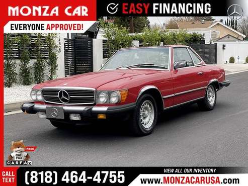 1983 Mercedes-Benz 380 Series 380SL 380 SL 380-SL Only 596/mo! Easy for sale in Sherman Oaks, CA