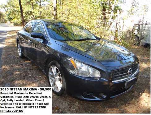 2010 Nissan Maxima AND Many Other Nissans, Fords, ETC. for sale in Browns Mills, NJ