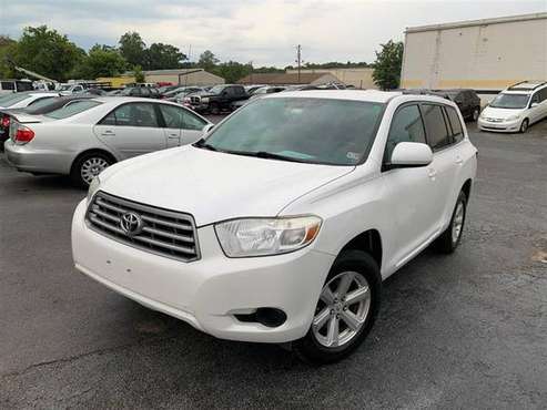 2010 TOYOTA HIGHLANDER AWD V6 w/3rd Row - ALL CREDIT/INCOME WELCOME!... for sale in Fredericksburg, VA