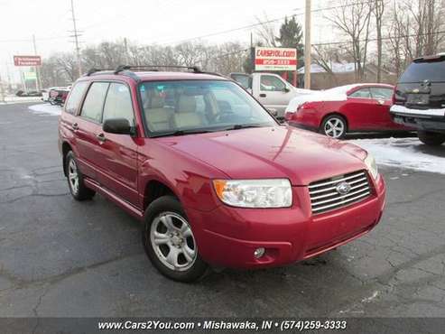 2007 SUBARU FORESTER 2 5X AWD 94, 000 MILES LEATHER HTD SEATS outba for sale in Mishawaka, IN