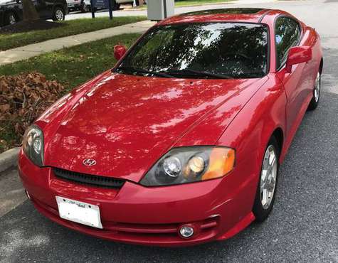 2003 Hyundai Tiburon GT 79590 Miles Excellent Condition - $3995 (Rockv for sale in Derwood, District Of Columbia