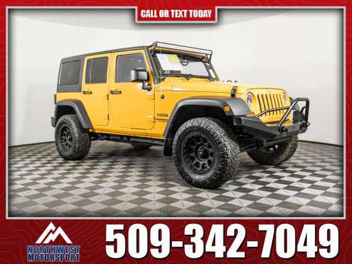Lifted 2013 Jeep Wrangler Unlimited Sport 4x4 - - by for sale in Spokane Valley, WA