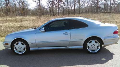 2002 Mercedes-Benz CLK55 AMG Coupe - RARE! Silver/Black ! - cars &... for sale in Highland Park, IL