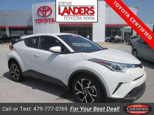 2018 Toyota CHR XLE suv Blizzard Pearl for sale in ROGERS, AR