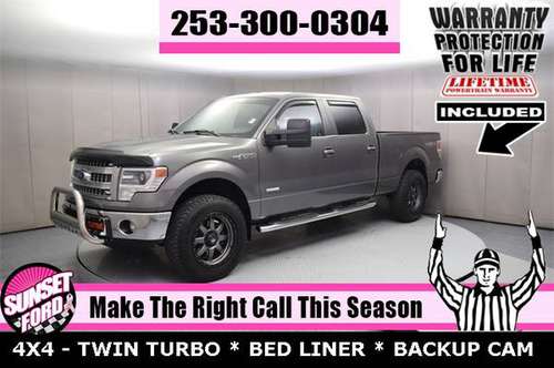 2014 Ford F-150 XLT TWIN TURBO 4WD SuperCrew 4X4 PICKUP TRUCK F150 for sale in Sumner, WA