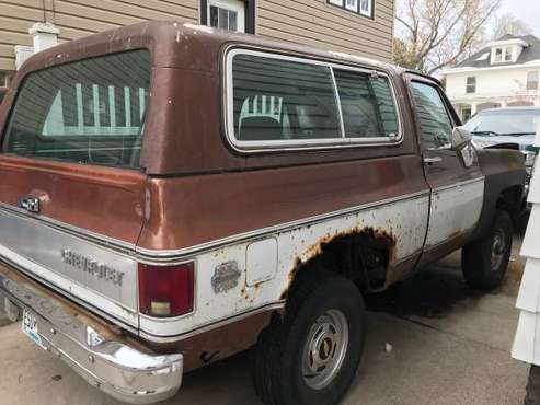 1980 k5 Blazer for Parts - cars & trucks - by owner - vehicle... for sale in Duluth, MN