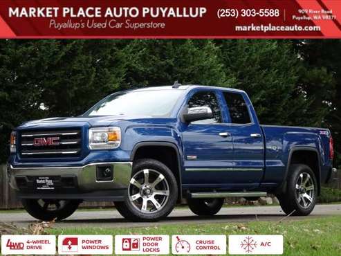 2015 GMC Sierra 1500 4x4 4WD Truck SLE Double Cab for sale in PUYALLUP, WA