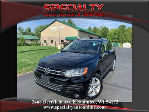 2013 Volkswagen Touareg VR6! AWD! Bckup Cam! Nav! Htd Lthr! Pano Roof! for sale in Suamico, WI