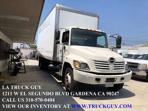 2004 HINO 268 24' MOVING GRIP TRUCK DIESEL 90K MILES WITH LIFTGATE for sale in Gardena, CA