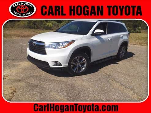 2015 Toyota Highlander XLE V6 AWD for sale in Columbus, MS
