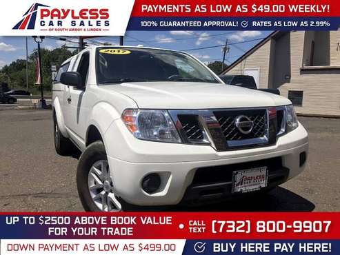 2017 Nissan Frontier SV FOR ONLY 283/mo! - - by for sale in south amboy, NJ