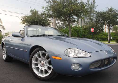 2002 JAGUAR XKR CONVERTIBLE, 4.0L V8 SUPERCHARGER, 89K MLS for sale in Hollywood, FL