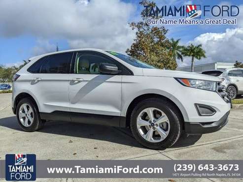 2017 Ford Edge Oxford White Priced to Go! - - by for sale in Naples, FL