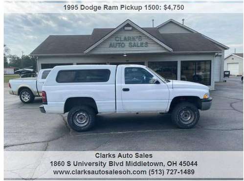 1995 Dodge Ram SHORT BED 4WD SB - - by dealer for sale in Middletown, OH