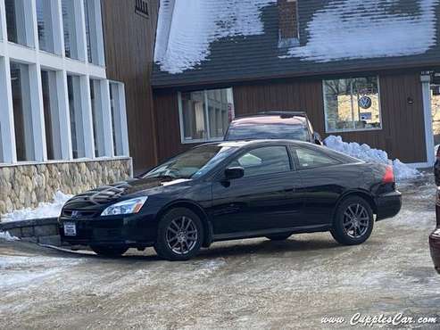 2006 Honda Accord EX Automatic Coupe Black, Moonroof, Alloys 36K for sale in Belmont, VT
