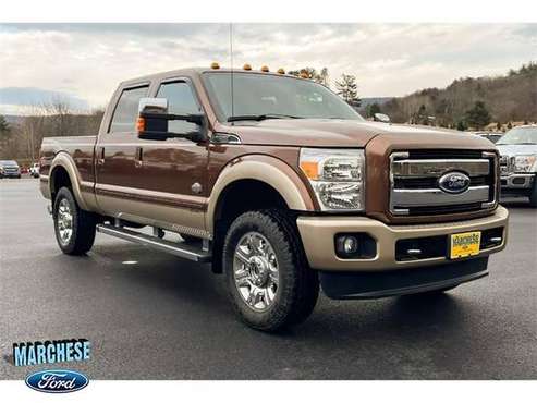 2012 Ford F-350 Super Duty King Ranch 4x4 4dr Crew Cab 6 8 ft for sale in New Lebanon, NY