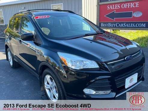 2013 FORD ESCAPE SE ECOBOOST 4WD with PANORAMIC SUNROOF! - cars & for sale in N SYRACUSE, NY