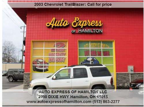 2003 Chevrolet Trailblazer $499 Down+TAX BUY HERE PAY HERE - cars &... for sale in Hamilton, OH