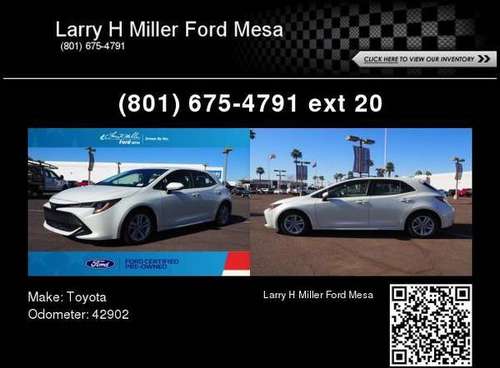 2019 Toyota Corolla Hatchback Xse - - by dealer for sale in Mesa, AZ