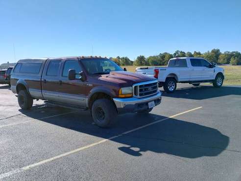 2000 F250 4x4 long bed 7 3 diesel for sale in Vienna, IL