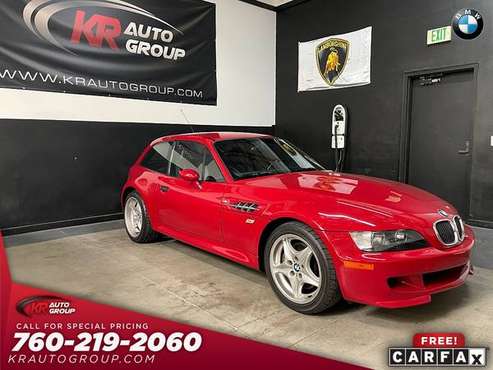 2000 BMW Z3 M COUPE 5 SPEED MANUAL RARE FIND MUST SEE - cars for sale in Palm Desert , CA