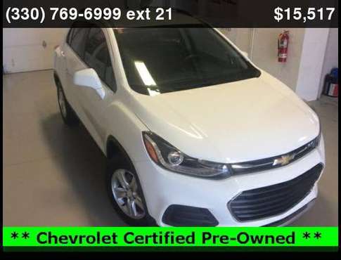 2017 Chevrolet Chevy Trax LT - cars & trucks - by dealer - vehicle... for sale in Newton Falls, OH