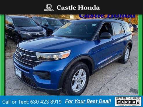 2020 Ford Explorer suv Blue - - by dealer - vehicle for sale in Morton Grove, IL