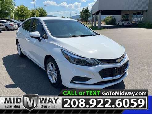 2018 Chevrolet Chevy Cruze LT - SERVING THE NORTHWEST FOR OVER 20 for sale in Post Falls, MT