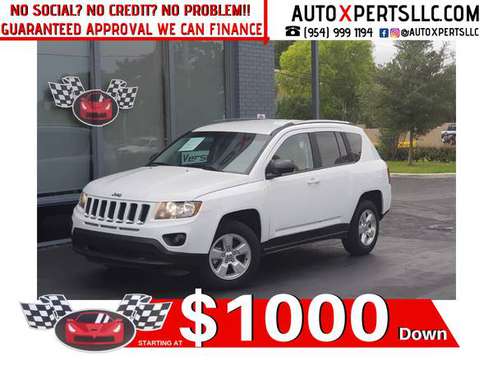 2015 JEEP COMPASS SPORT for sale in Wilton Manors, FL