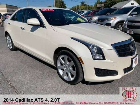 2014 CADILLAC ATS 4, 2.0T! LOADED!!! BACK UP CAM! PUSH START! LEATHER! for sale in Syracuse, NY