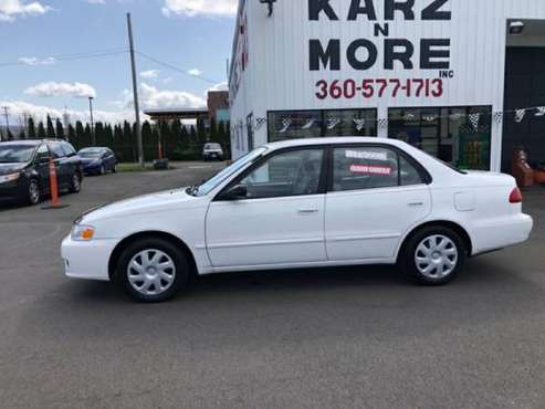 2001 Toyota Corolla 4dr LE 4Cyl Auto PW PDL Air 172K Great MPG for sale in Longview, OR