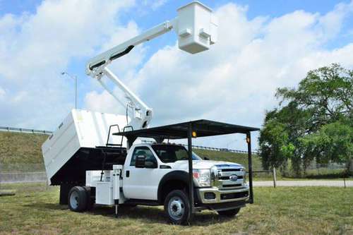 2011 FORD F-550 UNDER CDL FORESTRY BUCKET TRUCK 4X4 45FT - cars & for sale in Hollywood, SC