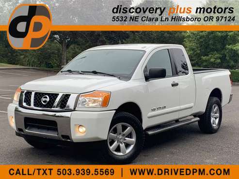 2014 Nissan Titan SV 4x4 King Cab 5.6L V8 Camera Bed Liner Tow Package for sale in Hillsboro, OR