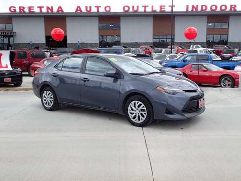 2018 Toyota Corolla 1 OWNER LE AUTO SEDAN ONLY 50K MILES LIKE NEW!, Gr for sale in Gretna, IA