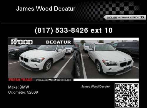 2014 BMW X1 sDrive28i - - by dealer - vehicle for sale in Decatur, TX