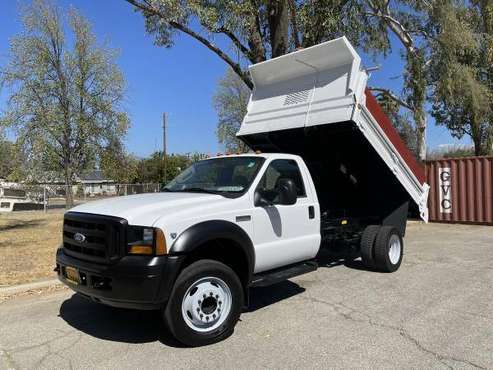 Certified 2007 Ford F-550 Gravel Dump Truck Only 22k Original Miles for sale in North Hills, CA