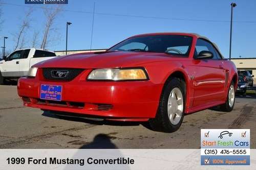 1999 FORD MUSTANG CONVERTIBLE - - by dealer - vehicle for sale in Syracuse, NY