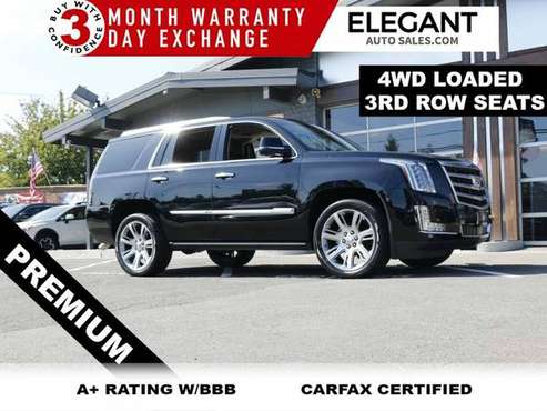 2015 Cadillac Escalade Premium LOADED DVD 3RD ROW HTD COOLED SEATS SUV for sale in Beaverton, OR