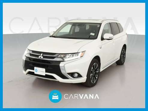 2018 Mitsubishi Outlander PHEV GT Sport Utility 4D suv White for sale in Springfield, MA