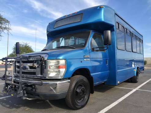 2013 Ford E-450 CNG Fuel Shuttle Bus/Camper Like New Clean Title... for sale in Tempe, AZ