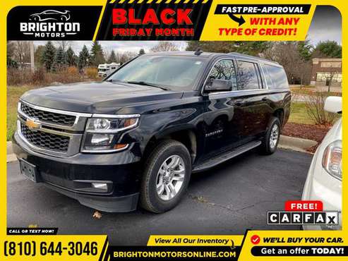 2017 Chevrolet *Suburban* *LT* *4WD!* *4 WD!* *4-WD!* FOR ONLY... for sale in Brighton, MI