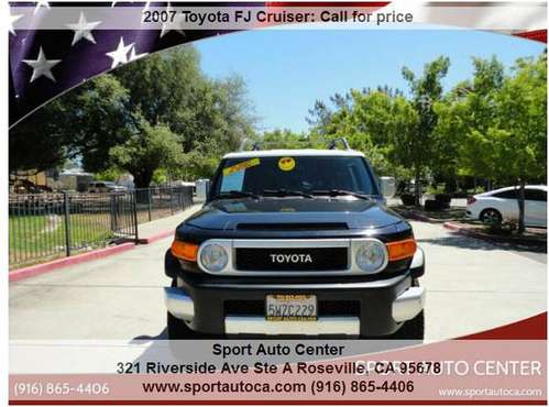 2007 Toyota FJ Cruiser Base 4dr SUV 4WD (4L V6 5A) for sale in Roseville, CA